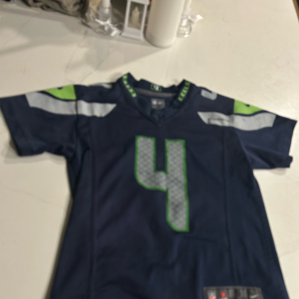 NFL Kids Navy and Green Jersey